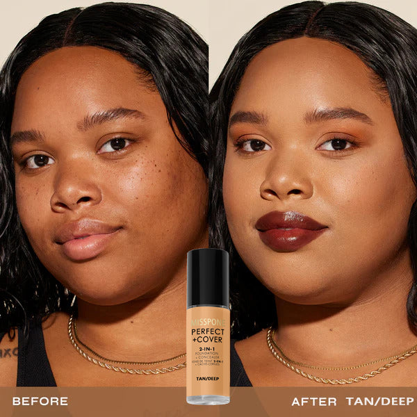 PERFECT+COVER 2-In-1 Foundation + Concealer