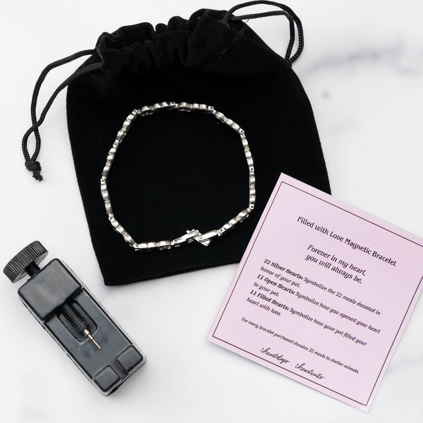 Cordate Ion Lymphatic Therapeutic Bracelet