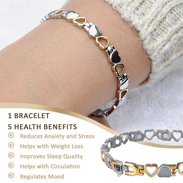 Cordate Ion Lymphatic Therapeutic Bracelet