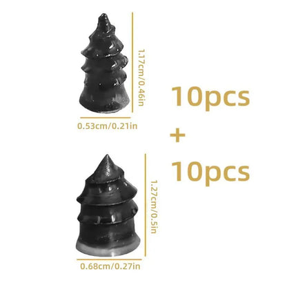 Tire Repair Rubber Nails Kit with 2 Sizes + Free Screwdriver Included